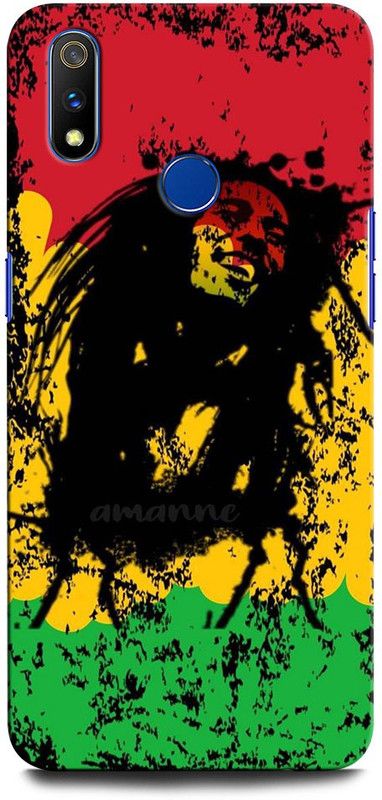 INTELLIZE Back Cover for Realme 3 RMX1825 BOB MAELEY, SINGER, SONGWRITTER, DANCE, MUSIC  (Multicolor, Hard Case, Pack of: 1)