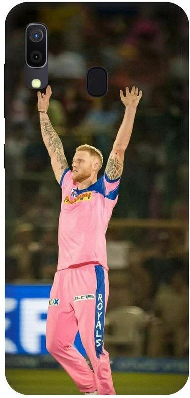 THESTONEWELL Back Cover for SAMSUNG A30 BEN STOCK IPL CRICKTER PLAY CRICKAT  (Multicolor, Waterproof, Pack of: 1)