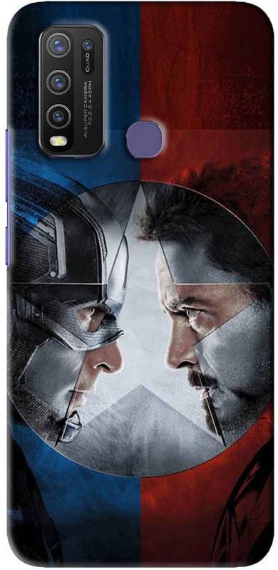 NDCOM Back Cover for VIVO Y50  (Multicolor, Hard Case, Pack of: 1)