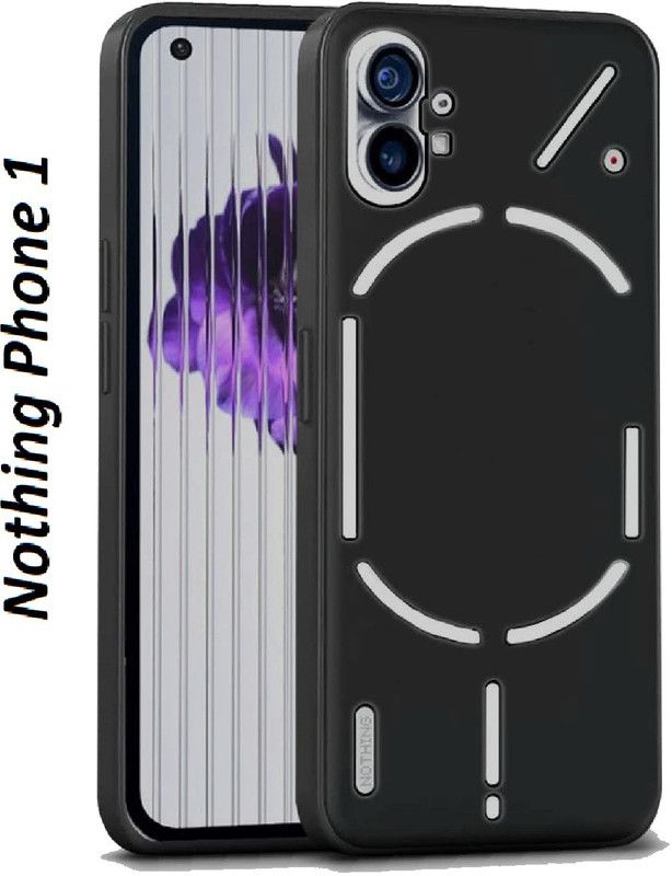 INFINITYWORLD Back Cover for Nothing Phone 1,Nothing Phone (1)  (Black, Shock Proof, Pack of: 1)