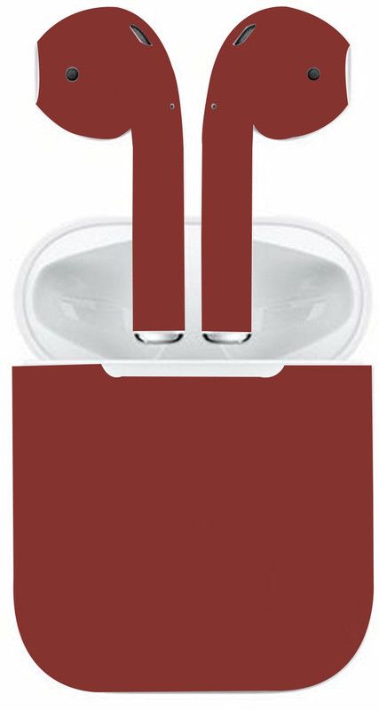 BUGGU Apple AirPod 2 Mobile Skin  (Ultra Super Mahroom Matte Skin With High Matte Finish.)