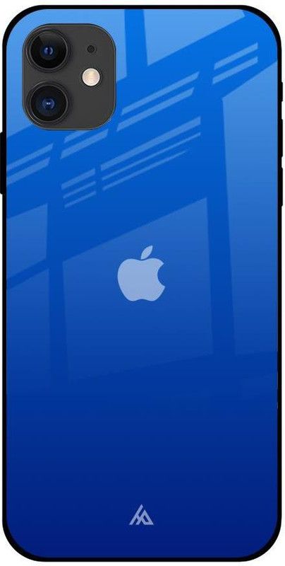 Hocopoco Back Cover for Apple iPhone 12 mini  (Blue, Silicon, Pack of: 1)