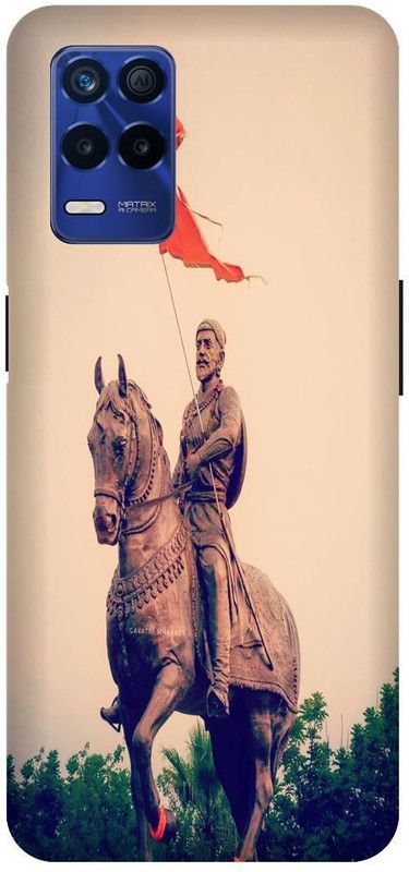 Bluvver Back Cover for Realme 8s 5G , RMX3381, Printed Chatrapati Shivaji Maharaj Back Cover  (Multicolor, Hard Case, Pack of: 1)