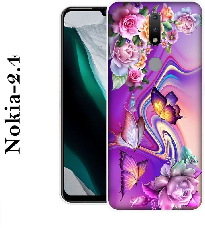Sswastik Back Cover for Nokia 2.4  (Multicolor, Grip Case, Silicon)
