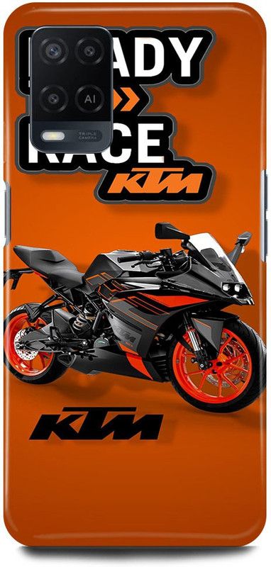 FRONK Back Cover for OPPO A54, CPH2239, KTM, BIKE, LOVER, RIDER, READY TO RACE  (Orange, Hard Case, Pack of: 1)