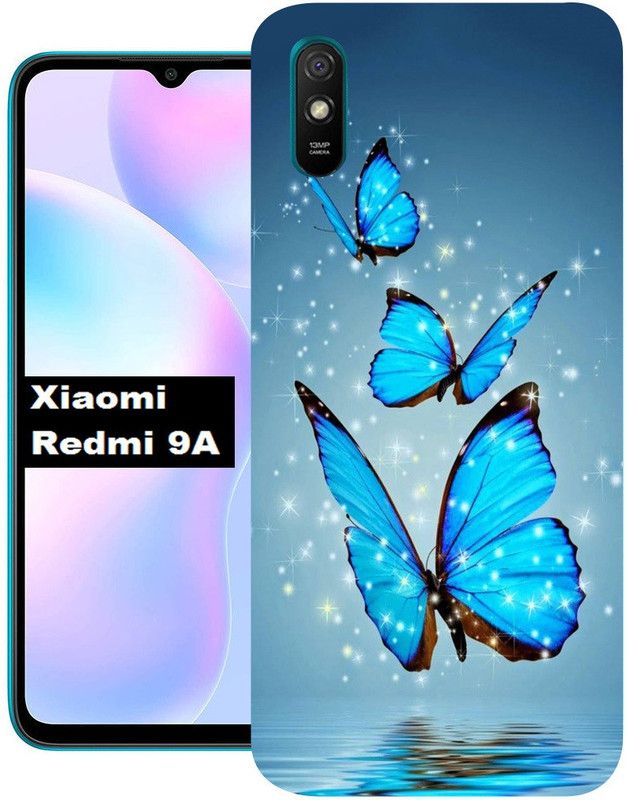 SillyStore Back Cover for Xiaomi Redmi 9A  (Multicolor, Dual Protection, Silicon)