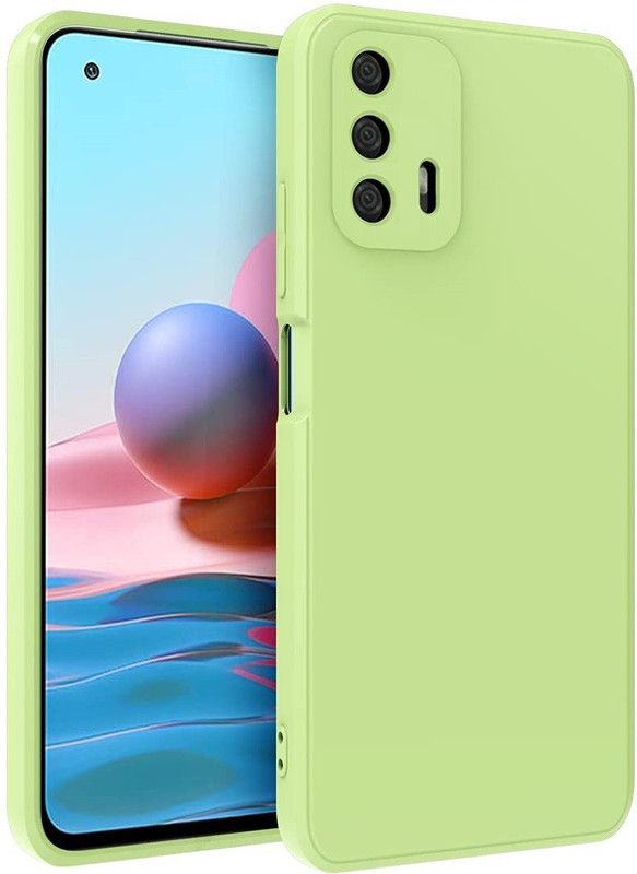 Wellchoice Back Cover for Realme X7 Max, Realme X7 Max 5G, Realme GT, Realme GT 5G  (Green, Grip Case, Silicon, Pack of: 1)
