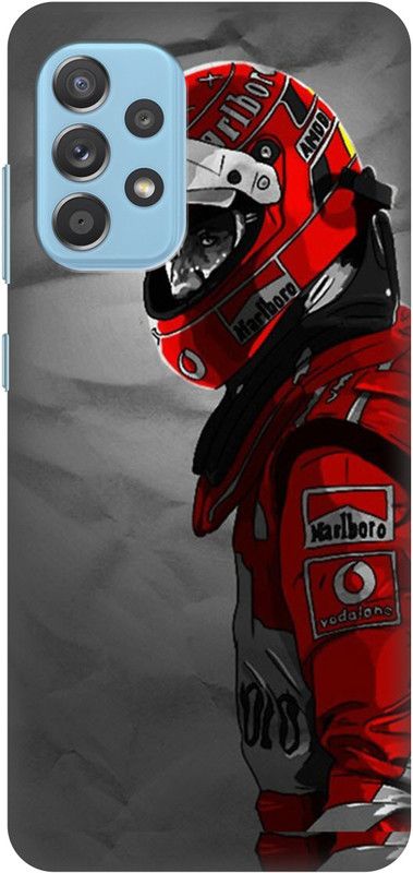Lilliput Back Cover for Samsung Galaxy A52  (Black, Red, Hard Case, Pack of: 1)