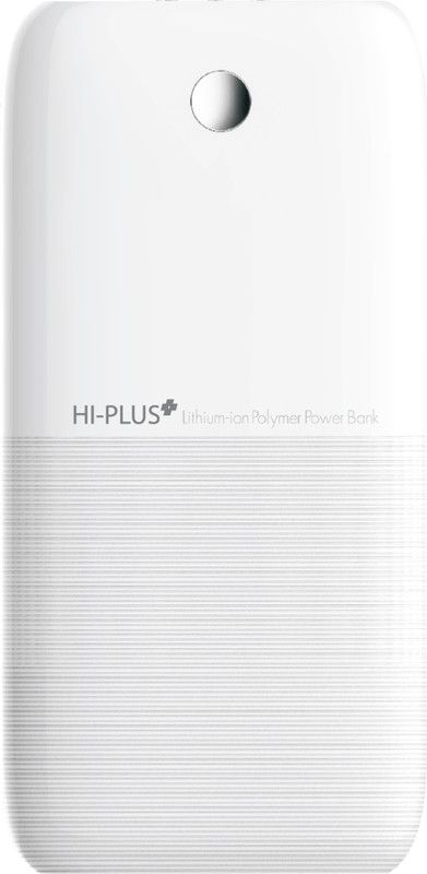 HI-PLUS 10000 mAh Power Bank  (White, Lithium Polymer)