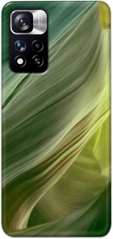 NDCOM Back Cover for Xiaomi 11i 5G HyperCharge Green Printed  (Multicolor, Hard Case, Pack of: 1)