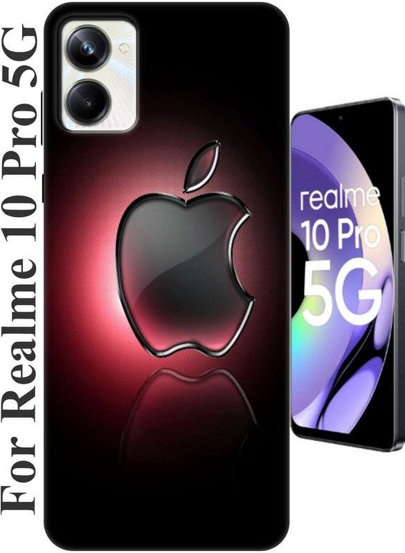RDcon Back Cover for Realme 10 Pro 5G 2505  (Purple, Flexible, Silicon, Pack of: 1)