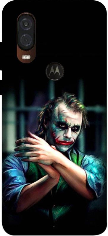 NDCOM Back Cover for Motorola One Vision Attitude Joker Printed  (Multicolor, Hard Case, Pack of: 1)