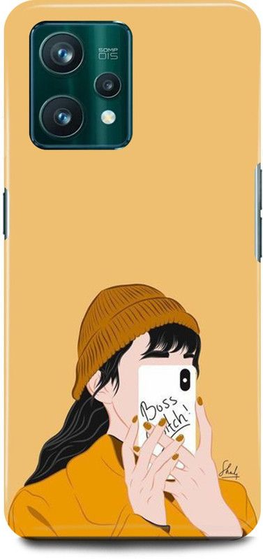 play fast Back Cover for Realme 9 Pro 5G, RMX3471 CUTE, GIRL, LOVELY, GIRL, ART, SELFIE, GIRL  (Brown, Hard Case)