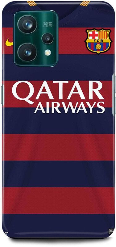 play fast Back Cover for OPPO A76, CPH2375 QATAR, AIRWAYS, FCB, BARCELONA  (Pink, Hard Case, Pack of: 1)