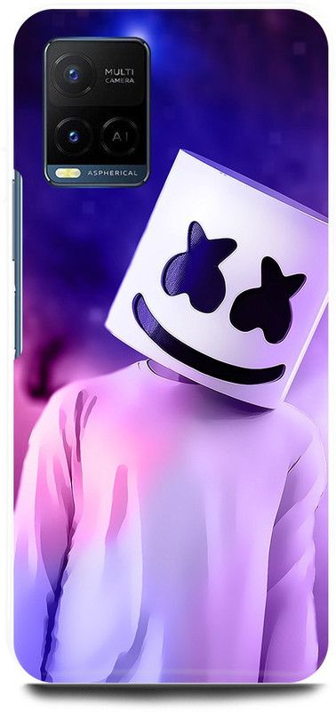 play fast Back Cover for Vivo Y33s, V2109 MARSHMELLOW, MUSIC, LOVER  (Pink, Hard Case, Pack of: 1)