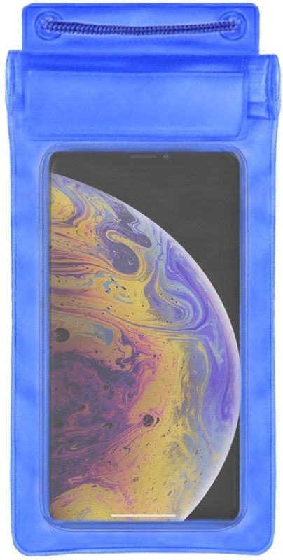 acd Pouch for Apple iPhone XS  (Blue, Waterproof, Silicon)