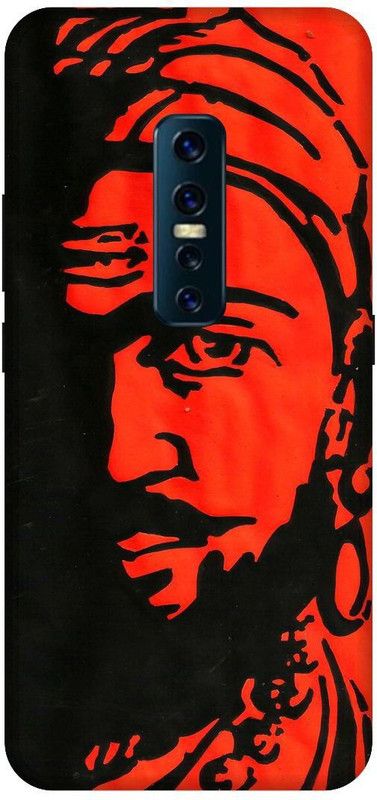 SSMORYA Back Cover for Vivo V17 Pro  (Black, Red, Waterproof, Pack of: 1)