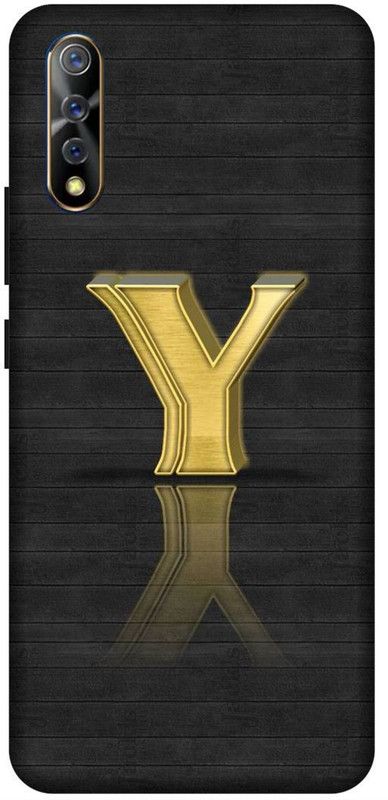 SSMORYA Back Cover for Vivo S1 Y Alphabet Printed Back Cover  (Multicolor, Waterproof, Pack of: 1)