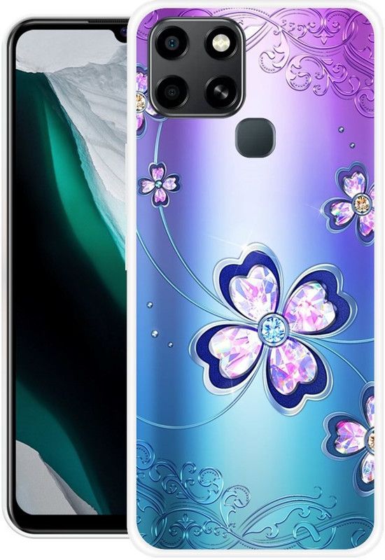 SUPER CASE Back Cover for Infinix Smart 6  (Multicolor, Grip Case, Silicon)