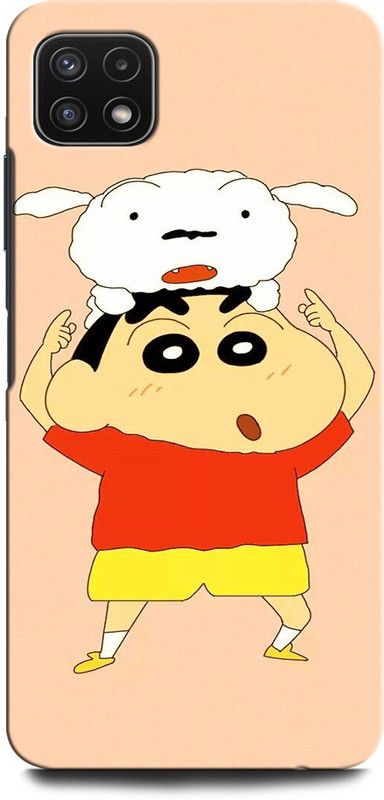 GRAFIQE Back Cover for SAMSUNG Galaxy A22 5G SHINCHAN, CARTOON. FUNNY, CUTE, SHINCHAN CAT, CRAYON SHINCHAN  (Multicolor, Shock Proof, Pack of: 1)