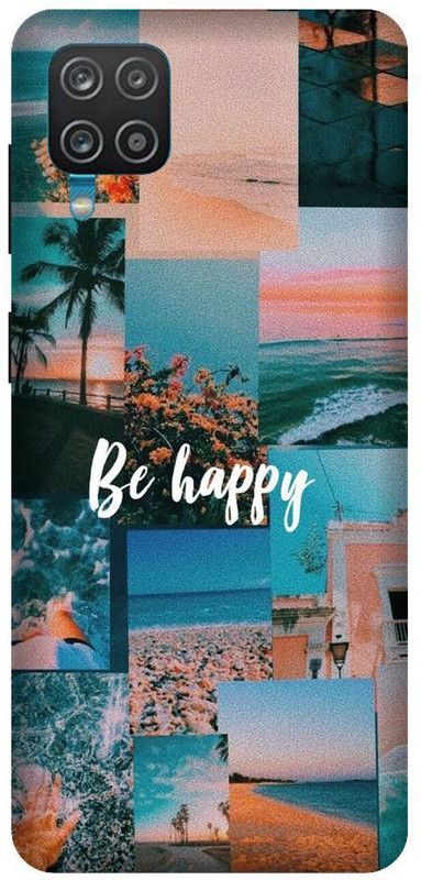 Vinsmoke Back Cover for Samsung M12 Be Happy, Aesthetic, Happy, Cute  (Multicolor, Shock Proof)