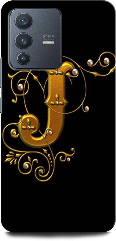 GRAFIQE Back Cover for Vivo V23 Pro 5G J, J LETTER, J ALPHABET, K NAME  (Multicolor, Shock Proof, Pack of: 1)
