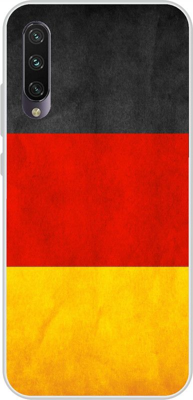 Wellcase Back Cover for Mi A3  (Multicolor, Silicon, Pack of: 1)