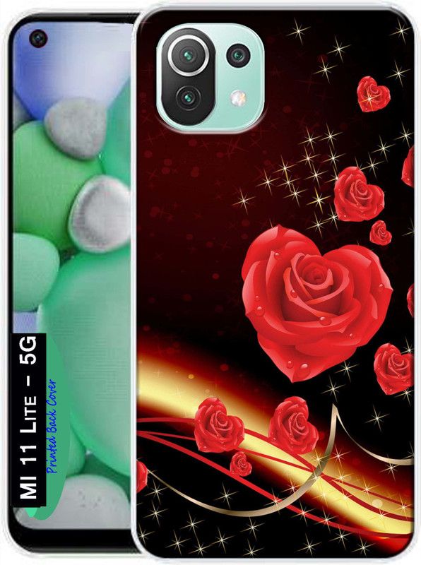 MORITZ Back Cover for Redmi 11 Lite (5G), MI 11Lite (5G)  (Multicolor, Dual Protection, Silicon, Pack of: 1)