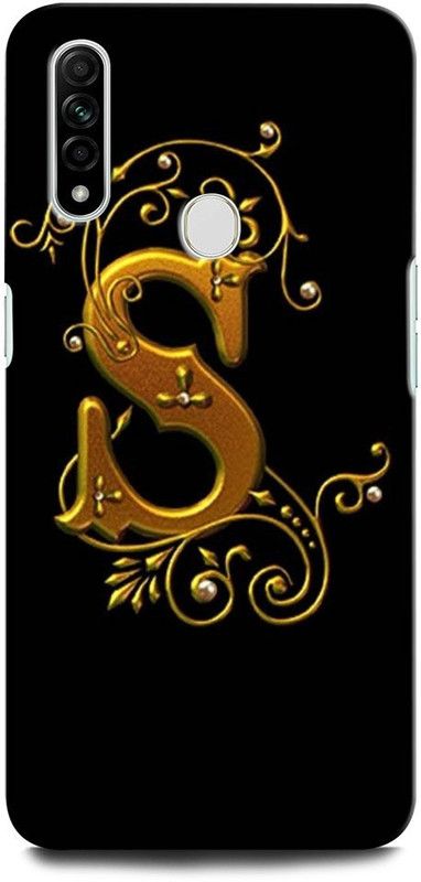 GRAFIQE Back Cover for OPPO A31 CPH2015 S, S LETTER, S ALPHABET, S DESIGN  (Multicolor, Shock Proof, Pack of: 1)