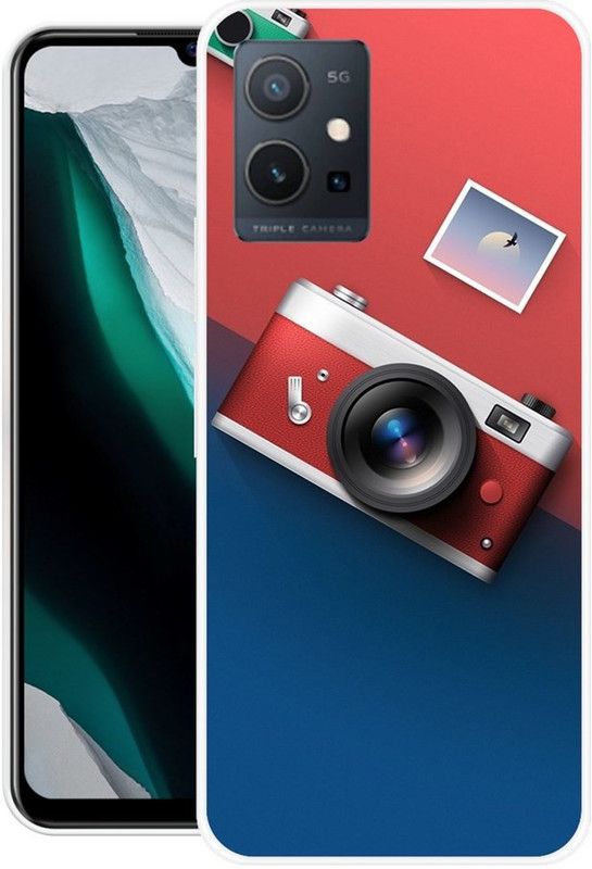 Krtagy Back Cover for Vivo Y75 5G  (Multicolor, Dual Protection, Silicon, Pack of: 371)
