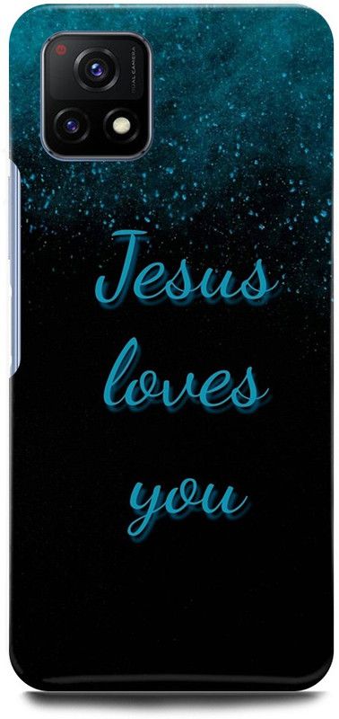 play fast Back Cover for Vivo Y72 5G, V2060 JESUS, CROSS, GOD, CHRIST  (Blue, Hard Case, Pack of: 1)