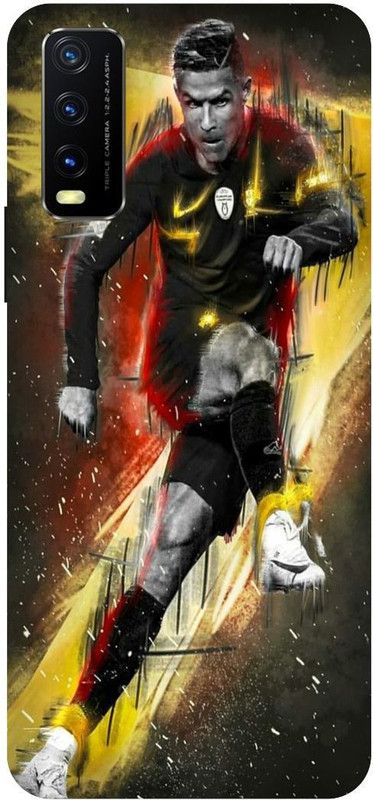 Zaplab Back Cover for Vivo Y20, V2029, Cristiano Ronaldo Printed  (Multicolor, Hard Case, Pack of: 1)