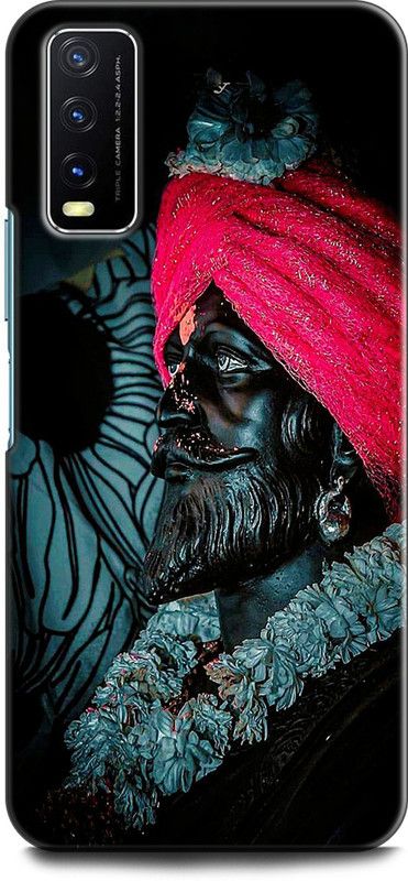 Dronk Back Cover for Vivo Y20T, V2129 SHIVAJI, MAHARAJA SHIVAJI, INDIA, FAMOUS, FIGHTER, SHIVAJI RAO  (Multicolor, Dual Protection, Pack of: 1)