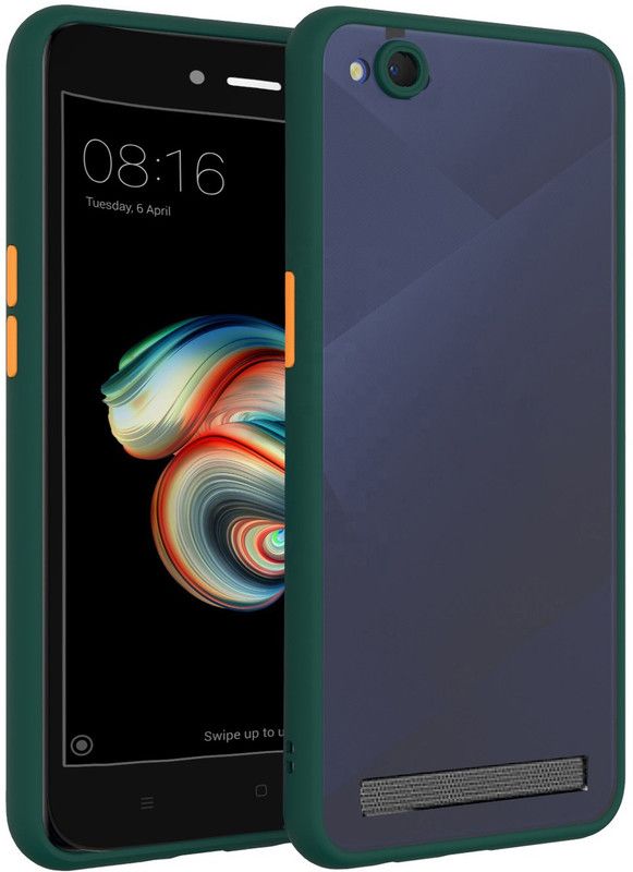 Instyle Back Cover for Mi Redmi 5A  (Green, Grip Case, Pack of: 1)