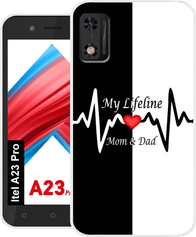 Coolcase Back Cover for itel A23 Pro  (Multicolor, Grip Case, Silicon, Pack of: 1)