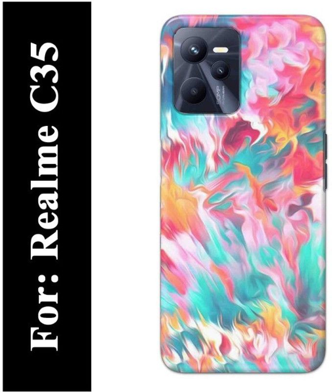 Majestic Back Cover for Realme C35  (Multicolor)