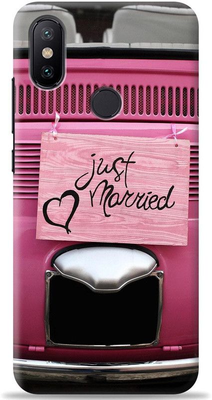 Dreamer Back Cover for Mi A2  (Pink, Shock Proof, Pack of: 1)