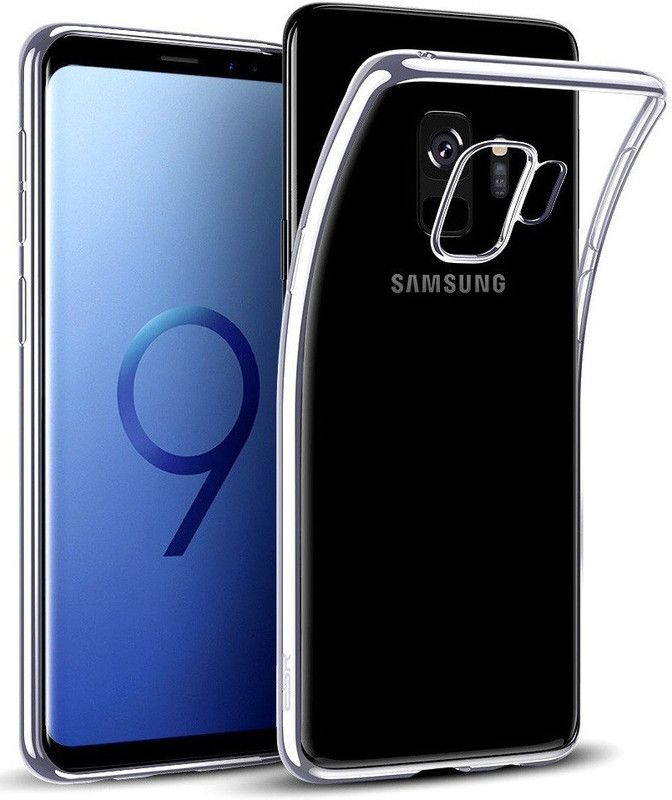 Phone Back Cover Back Cover for Samsung Galaxy S9, Samsung S9, Galaxy S9  (Transparent, White, Grip Case, Pack of: 1)