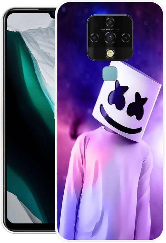 Namaste Back Cover for Tecno Camon 16  (Multicolor, Dual Protection, Silicon)
