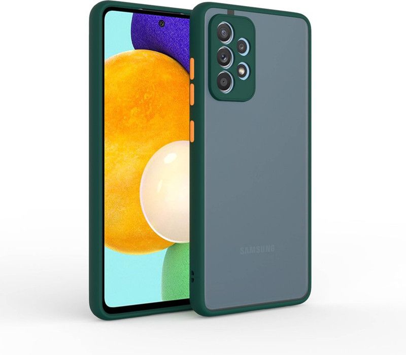 AOnes Back Cover for Samsung Galaxy A52S 5G  (Green, Cases with Holder, Pack of: 1)