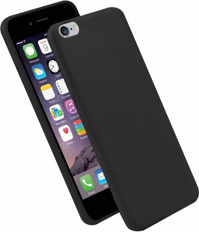 Value Back Cover for Apple iPhone 6s  (Black, Pack of: 1)