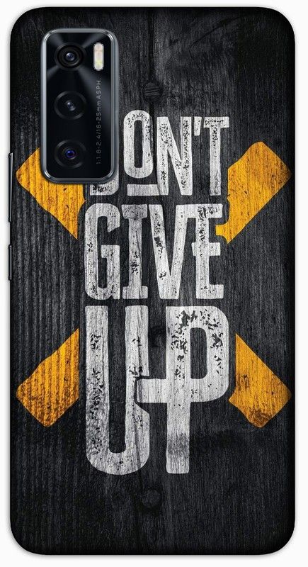 CROKIAN Back Cover for ViVO V20 SE don’t give up Back Cover  (Multicolor, Hard Case, Pack of: 1)