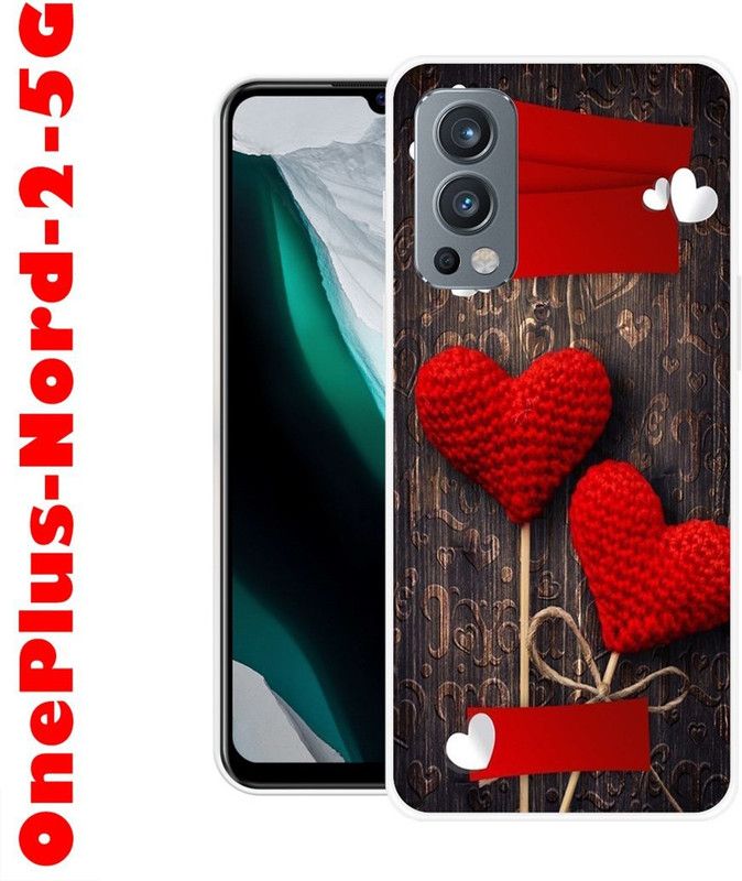 CellWorld Back Cover for Oneplus Nord 2 5G  (Brown, Red, Grip Case, Silicon)
