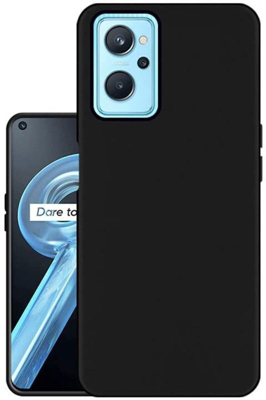 CHATURVEDH Back Cover for Oppo A96  (Black, Pack of: 1)
