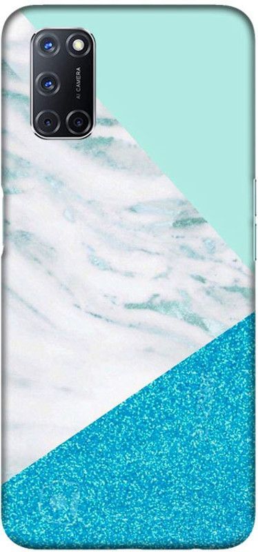 PNBEE Back Cover for Oppo A92, CPH2059 - Marble Pattern Print  (Multicolor, Hard Case)