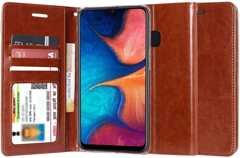 Unistuff Back Cover for Samsung Galaxy A20, Samsung Galaxy A30, Samsung Galaxy M10s  (Brown, Dual Protection, Pack of: 1)