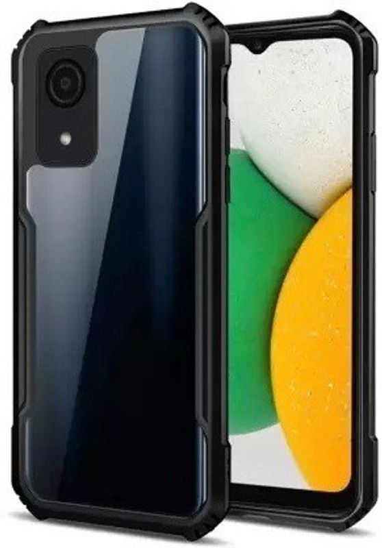 S-Hardline Back Cover for Samsung Galaxy A03 Core, Bumper Clear Transparent Case  (Transparent)