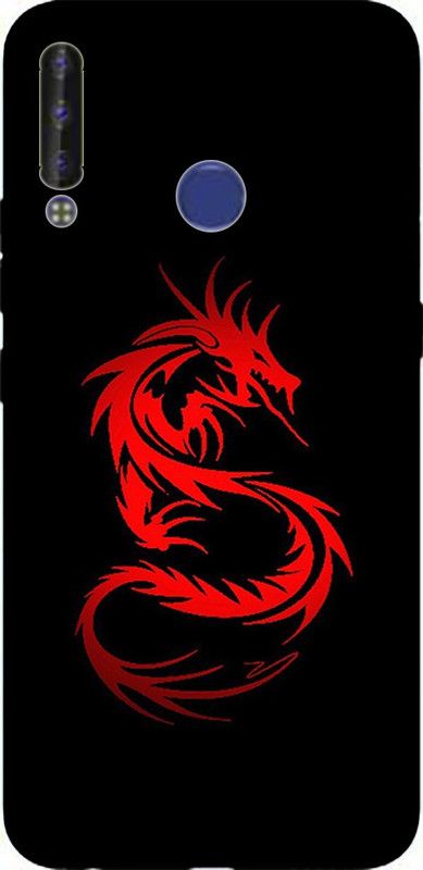 METOO Back Cover for Tecno Camon i4,Dragon Design Back Cover Print : 86  (Multicolor, Dual Protection, Silicon, Pack of: 1)