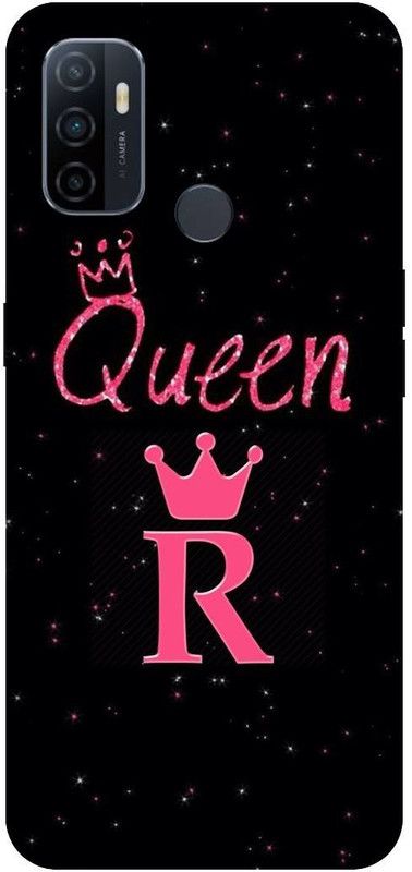PHONE WALEY.COM Back Cover for OPPO A33 (4G) , CPH2137 ,R letter,R name R word , Printed Back Cover  (Black, Hard Case, Pack of: 1)