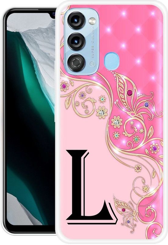 INDIALAND Back Cover for Itel Vision 3 Turbo  (Pink, Black, Silicon)